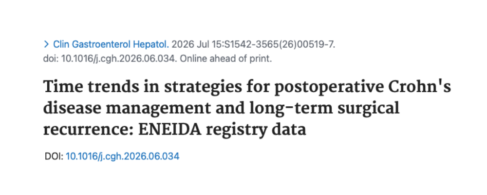 Diseño sin título Nuevo estudio analiza la evolución de la recurrencia postoperatoria en la enfermedad de Crohn durante las últimas tres décadas