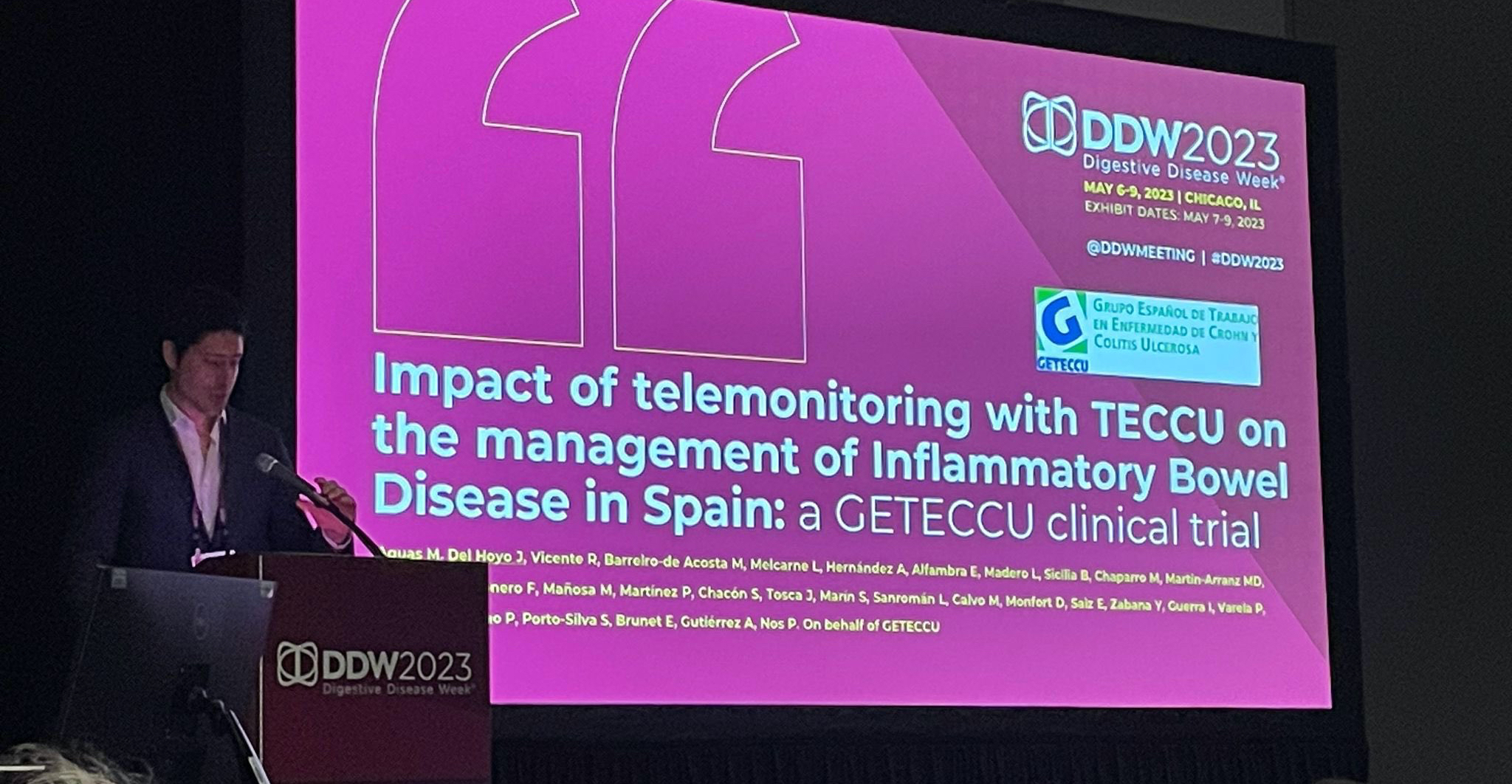 Participación del Dr. Javier del Hoyo en la Digestive Disease Week 2023